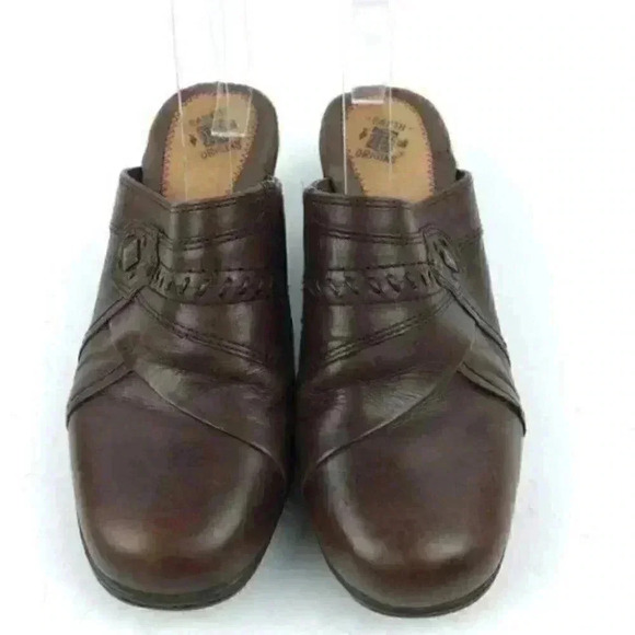 Earth Origins Heels Size 7 Layla Leather Mules - Picture 3 of 9